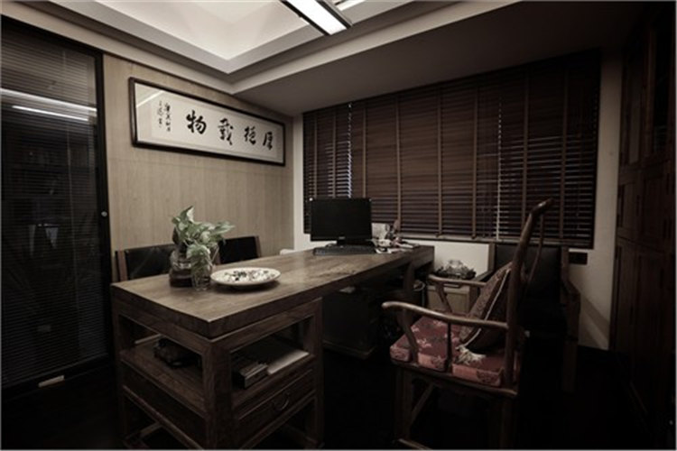 中式风格办公室改造翻新案例