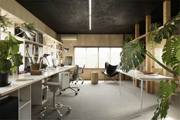 日式风格创意办公室装修设计案例图