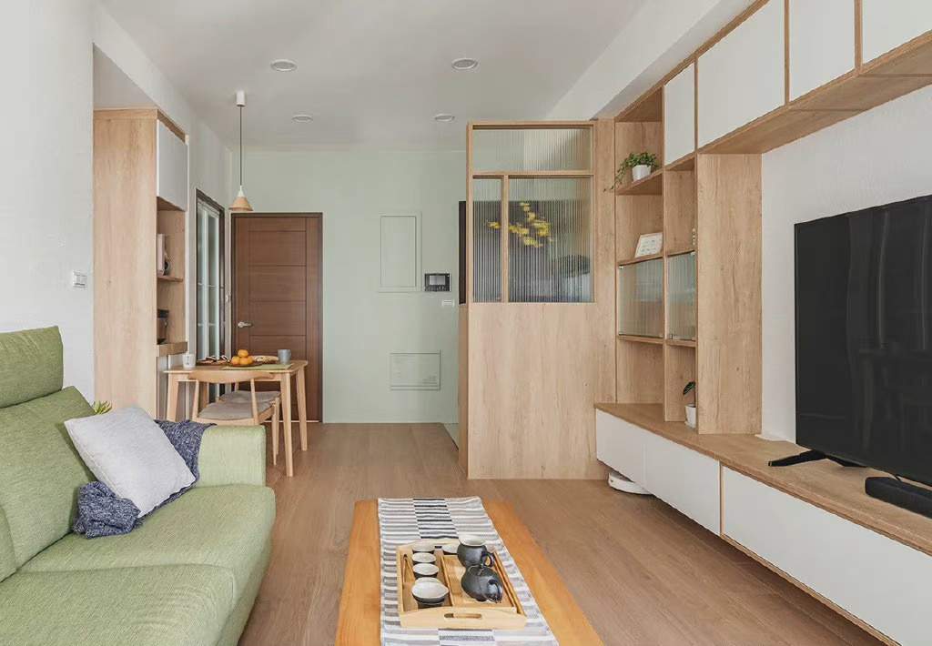 60㎡日式风格两居室装修案例效果图